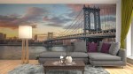 Woonkamer fotobehang Manhattan8